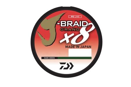 J-BRAID GRAND 8X 20LB. DARK GREEN 150YDS.