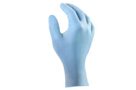 DISPOSABLE NITRILE GLOVE LIGHT BLUE