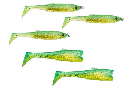 LiveTarget Baitball Spinner Rig - Small 3/8oz - Lime Chartreuse/Gold