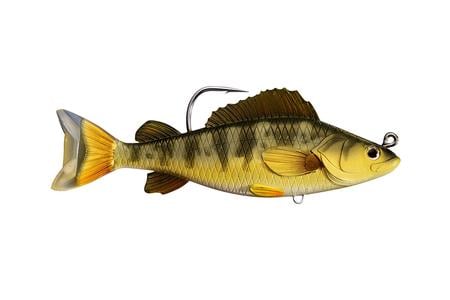 SWIM BAIT YELLOW PERCH GOLD/OLIVE