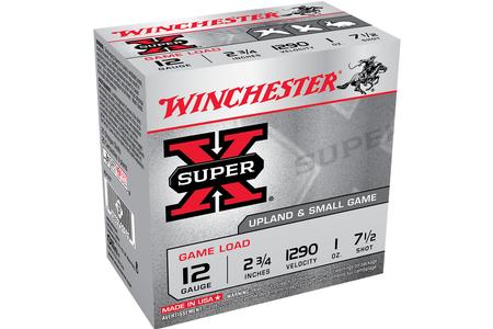 Winchester 12 GA 2.75 Inch 7.5 Shot Super X 25 Rounds per Box