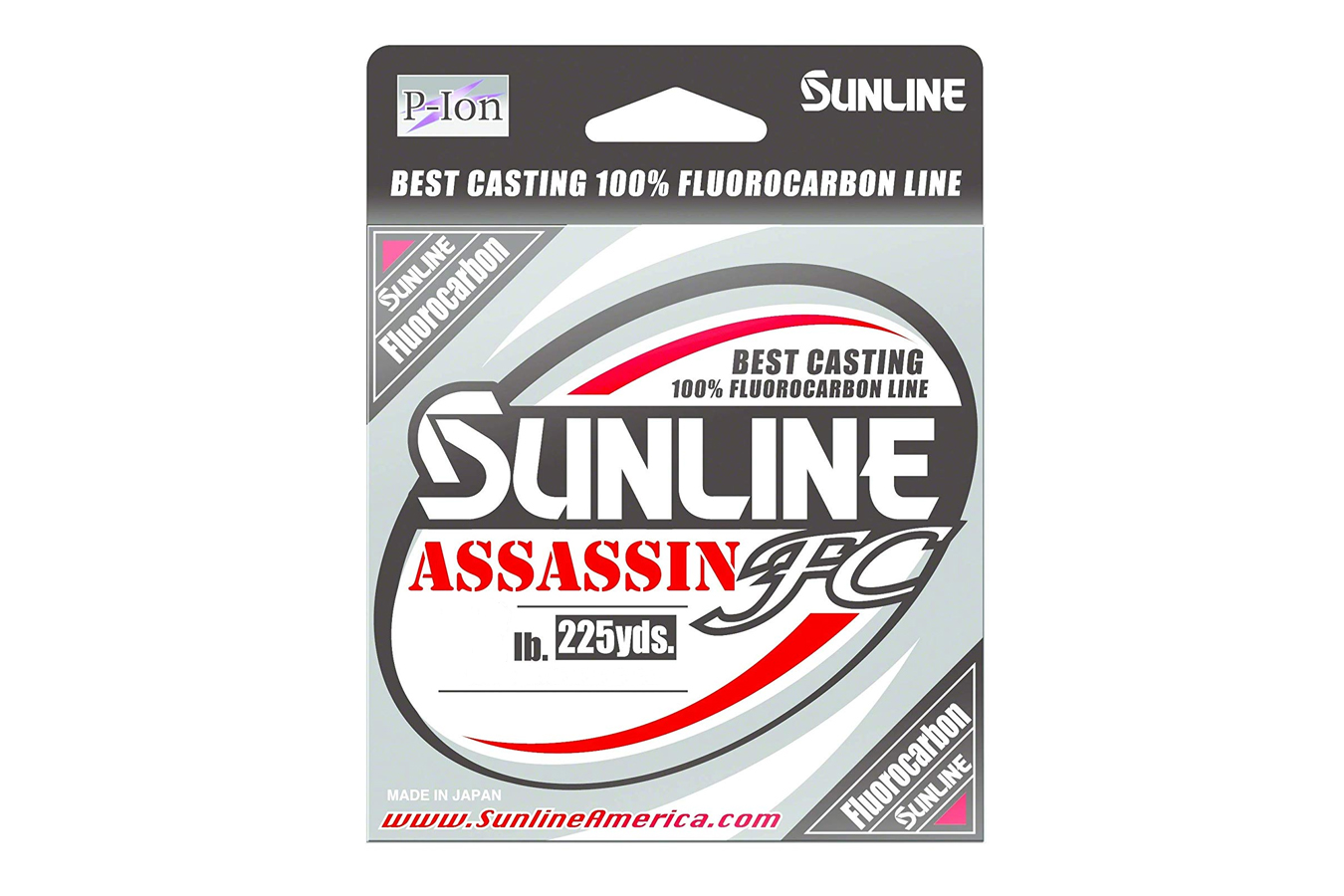 Sunline 63042306 Assassin Clear 225 yd 15 lb Fluorocarbon Line