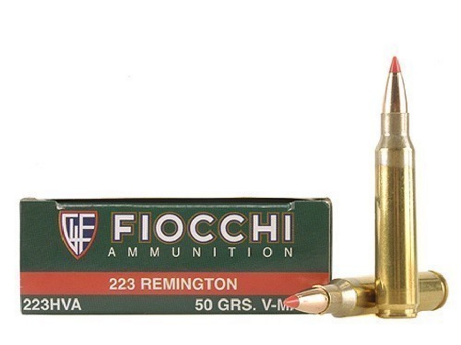 FIOCCHI 223 REM 50GR V-MAX 20CT 223HVA | Vance Outdoors