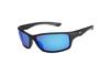 STRIKE KING PLUS HUDSON WITH MATTE BLACK FRAME AND MULTI WHITE BLUE MIRROR/GRAY BASE LENSES