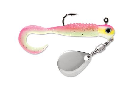 CURL TAIL SPIN JIG PINK CHART GLOW