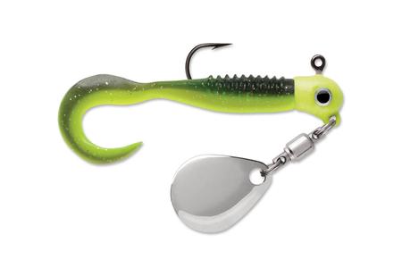 CURL TAIL SPIN JIG BLACK CHART GLOW