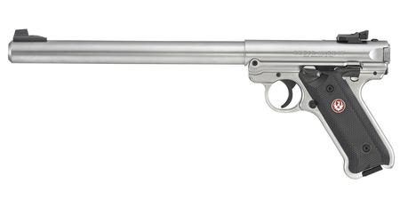 RUGER Mark IV Target Stainless 22LR Rimfire Pistol with 10-inch Barrel