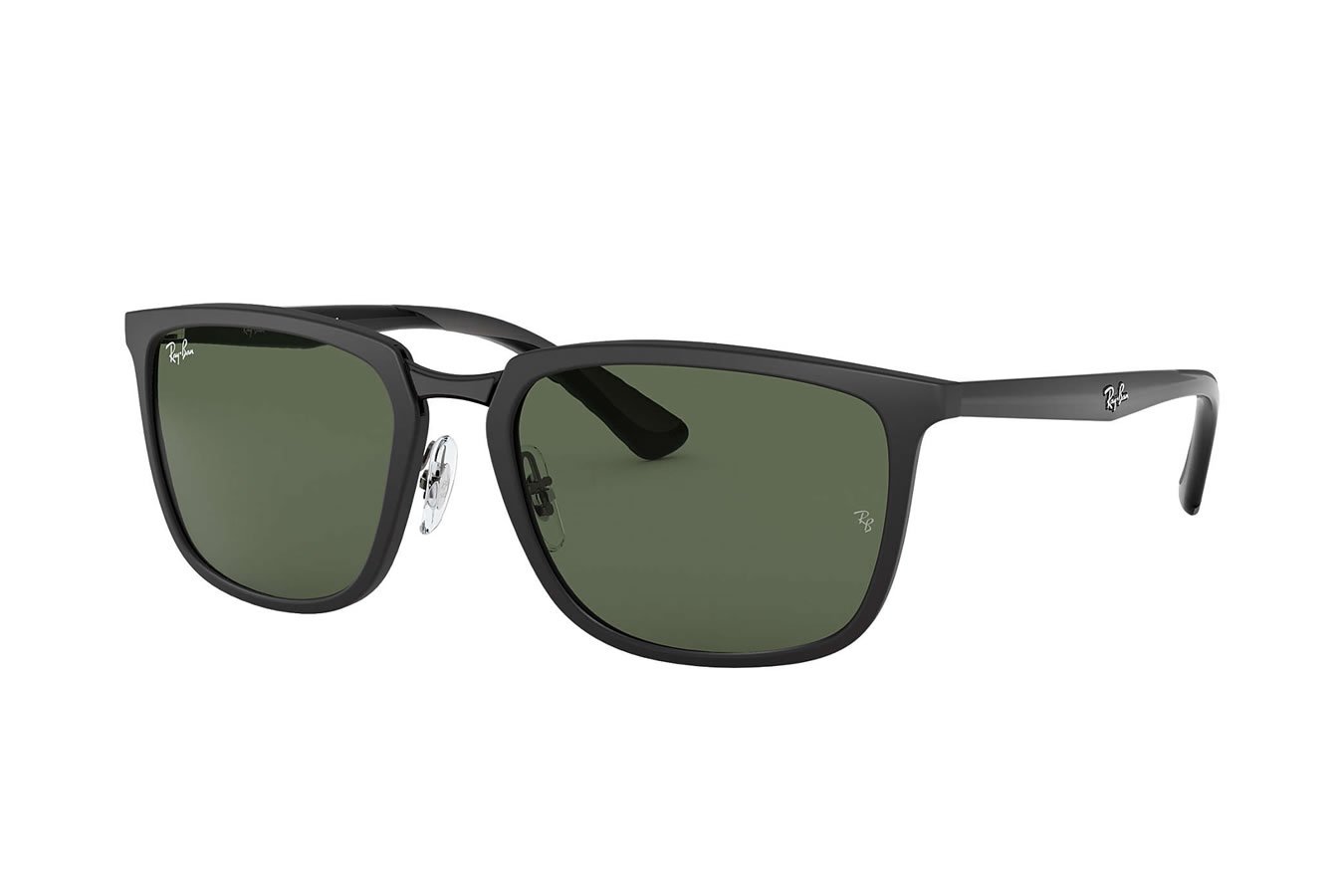 Ray-Ban RB4303 with Matte Black Frame and Green Classic Lenses