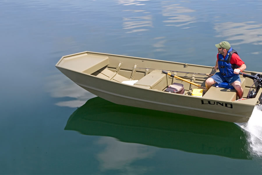 Lund 2020 Lund 1236 Jon Boat Dead Grass Green | Vance Outdoors