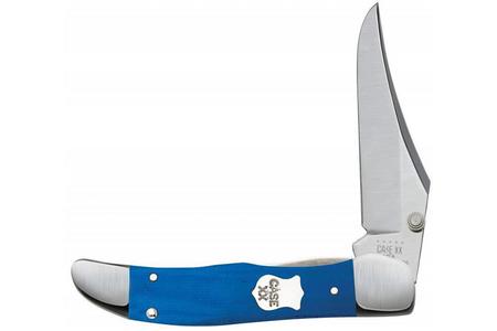 BLUE G-10 KICKSTART MID-FOLDING HUNTER W/POCKET CLIP