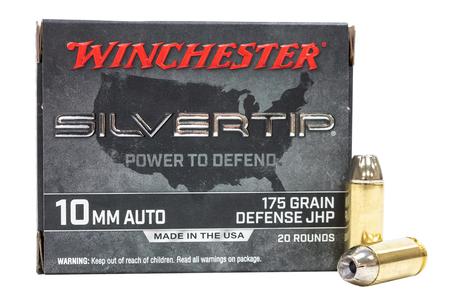 Winchester 10mm 175 Grain JHP Silvertip 20/Box