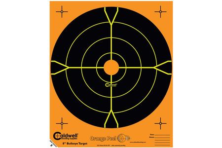 ORANGE PEEL 12 INCH BULLS-EYE 5 SHEETS