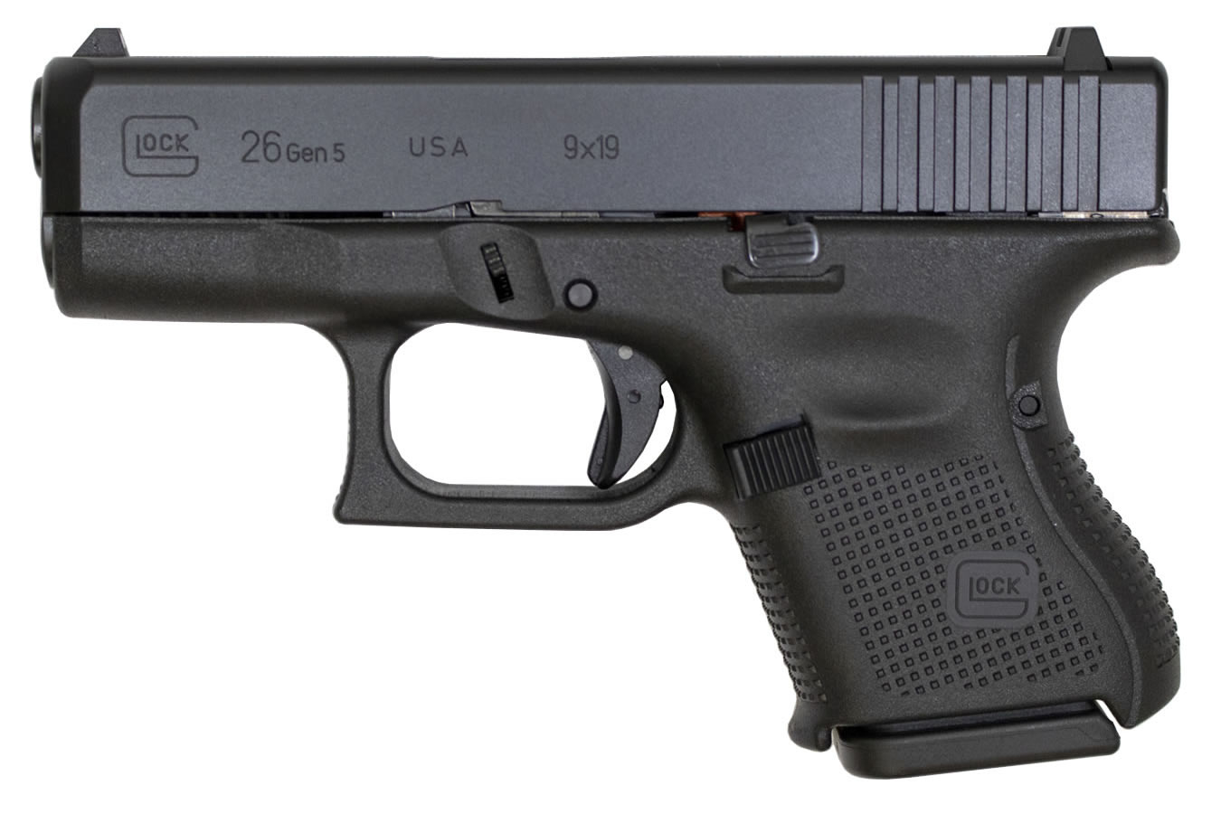 Glock 26 Gen5 9mm Carry Conceal Pistol with Night Sights