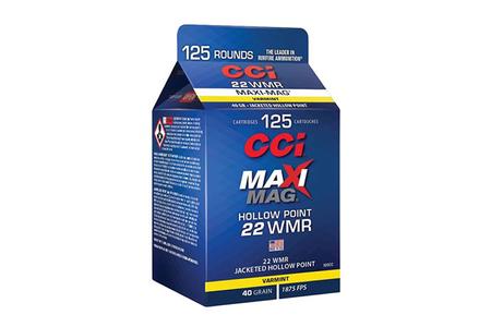 CCI 22 WMR 40 gr Maxi-Mag JHP 125/Box