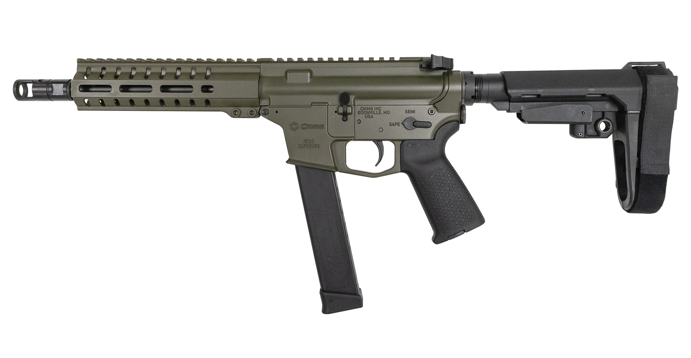 CMMG Banshee 300 Mk10 10mm AR Pistol with OD Green Cerakote Finish ...