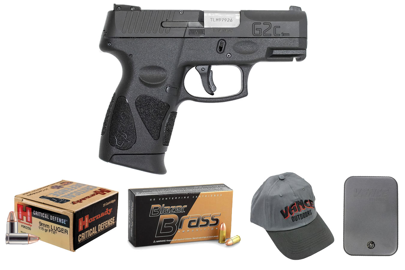 Taurus G2C 9mm Sub-Compact Pistol with Ammo Package | Vance Outdoors