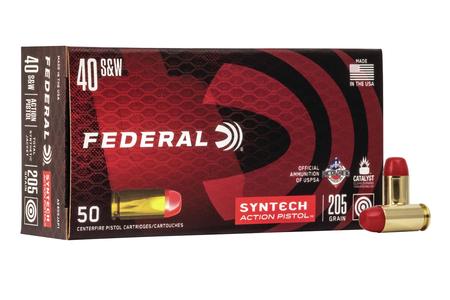 Federal 40SW 205 gr Syntech Action Pistol 50/Box