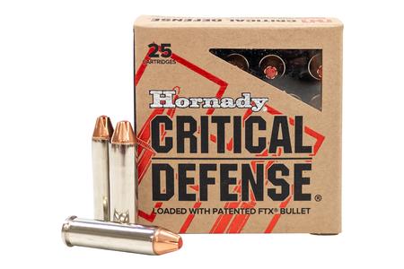 Hornady 327 Federal Magnum 80 gr FTX Critical Defense 25/Box