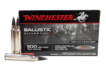 Winchester 300 Win Mag 180 gr Polymer Ballistic Silvertip 20/Box