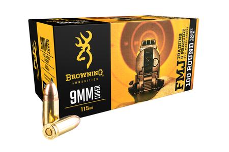 Browning 9mm 115 gr FMJ 100/Box