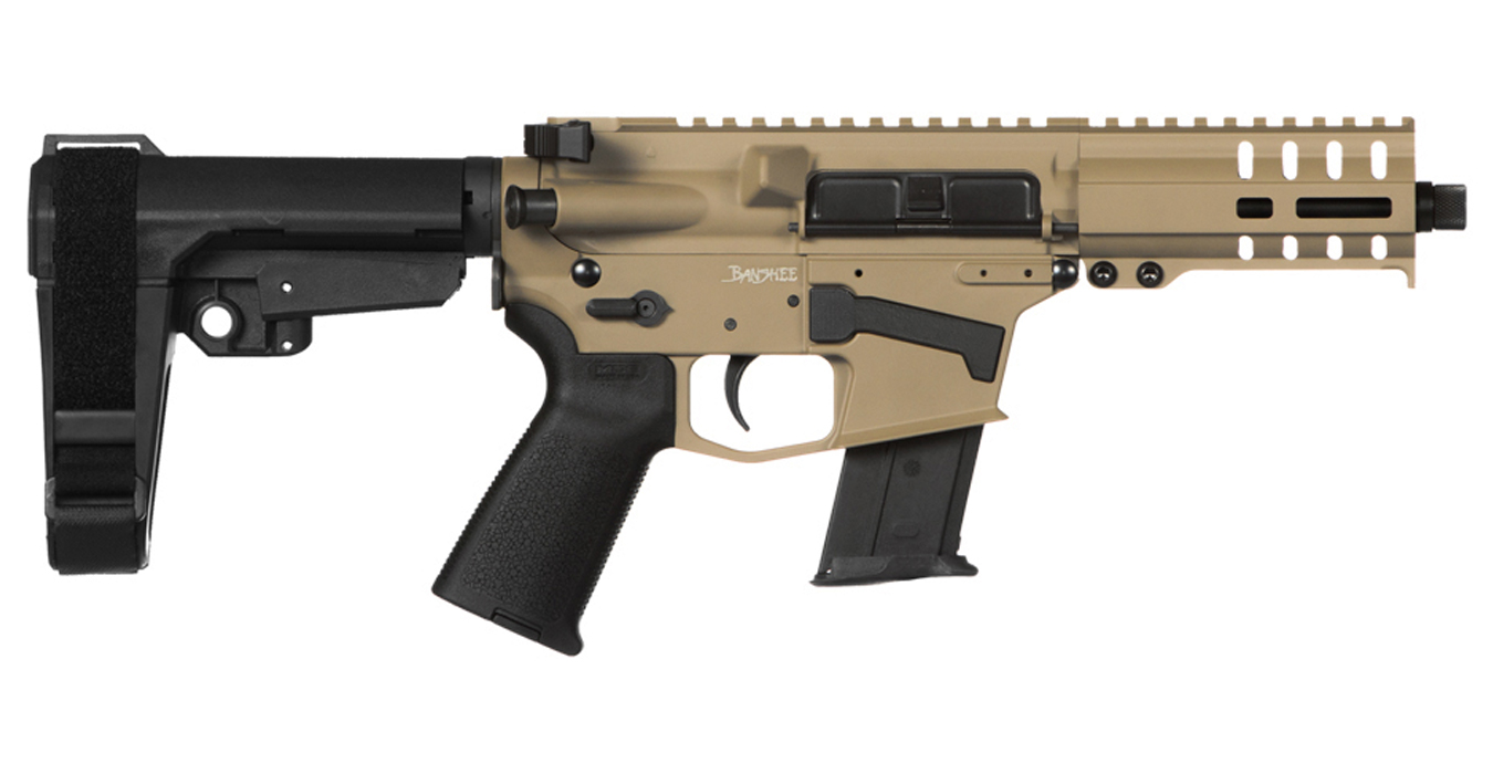 CMMG Banshee 300 Mk57 5.7x28mm Semi-Automatic Pistol with FDE Cerakote ...