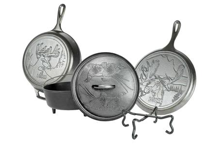 LODGE COOKWARE 5-Piece Wildlife Series Cast Iron Set - LODGE COOKWARE