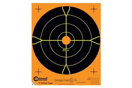 ORANGE PEEL BULLSEYE TARGETS, 12 IN, 50 CT