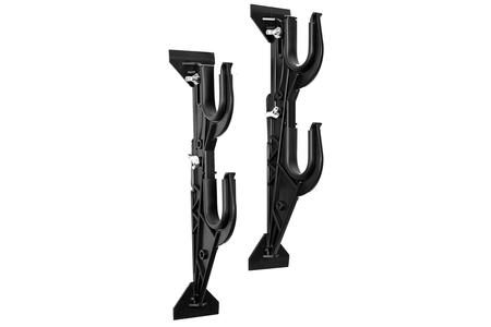 TWO GUN, BOW, OR TOOL MOLDED RACK