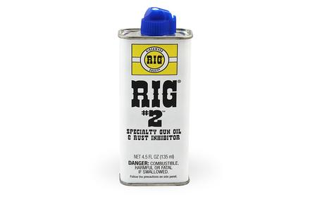 RIG #2 GUN OIL AND RUST INHIBITOR, 4.5OZ