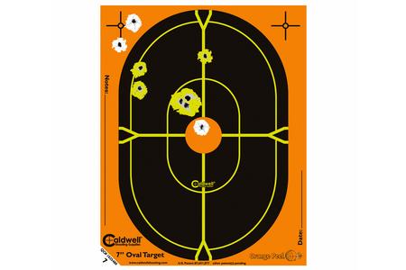 ORANGE PEEL OVAL TARGET, 12 X 18 IN, 5 CT