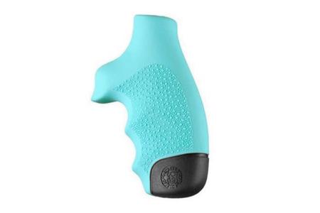 SW J FRAME ROUND BUTT CENTENNIAL/POLYMER BODYGUARD RUBBER TAMER GRIP AQUA