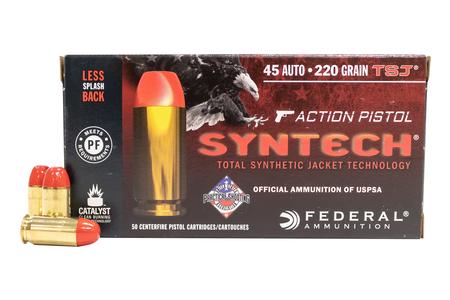 45 AUTO 220 GR TOTAL SYNTHETIC JACKET FN ACTION PISTOL