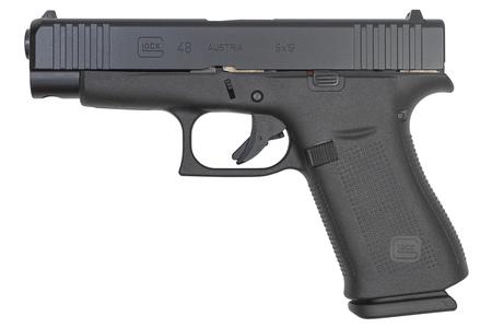 48 9MM COMPACT PISTOL WITH BLACK SLIDE FXD SIGHTS (LE)
