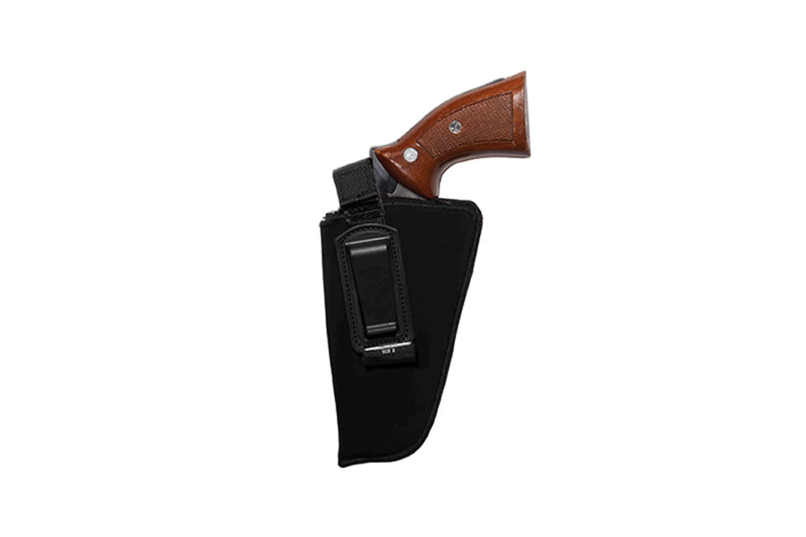 Uncle Mikes Inside the Pant Holster with Retention Strap for Medium Double Action Revolvers with 4 Inch Barrel