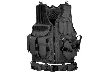 LEAPERS 547 LAW ENFORCEMENT TACTICAL VEST, BLACK