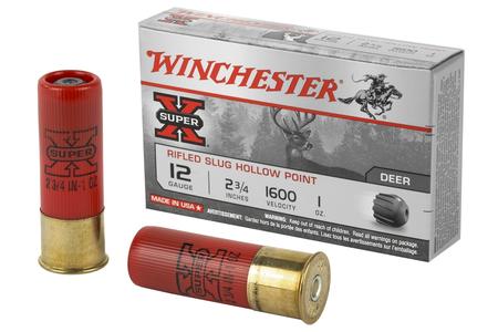 12 GAUGE, 2.75 IN, 1OZ SUPER X RIFLED SLUG, 250 RD CASE