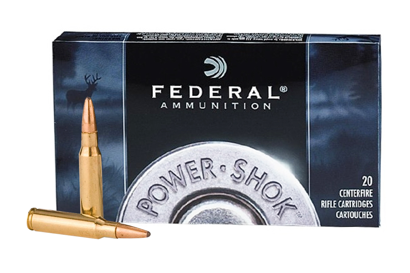 Federal 6mm Remington 80 gr Soft Point Power-Shok 20/Box | Vance Outdoors