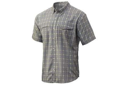 TIDE POINT FISH PLAID SHORT SLEEVE