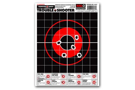 HALO TROUBLE SHOOTER 8.5X11 INCH DIAGNOSTIC REACTIVE TARGETS