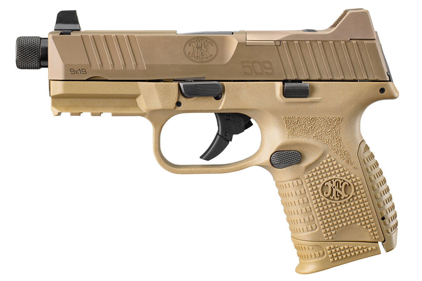 FNH FN 509 Compact Tactical 9mm Flat Dark Earth Pistol Sportsman s 