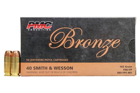 PMC 40SW 165 gr FMJ-FP Bronze 50/Box