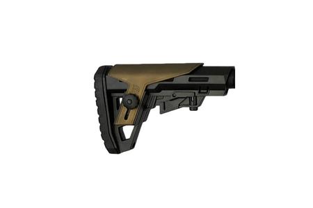 TYPHOON COLLAPSIBLE BLACK STOCK WITH BRONZE CHEEK COMB