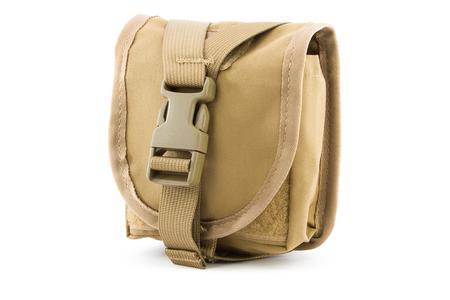 QD SQUARE MED POUCH, COYOTE TAN