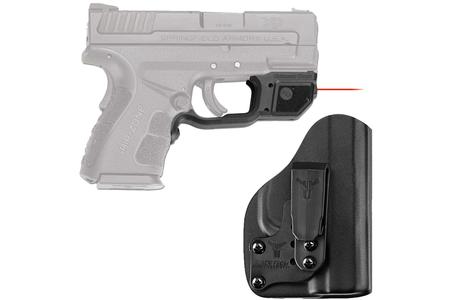 CRIMSON TRACE SPRINGFIELD XD MOD.2 RED LASERGUARD WITH IWB HOLSTER