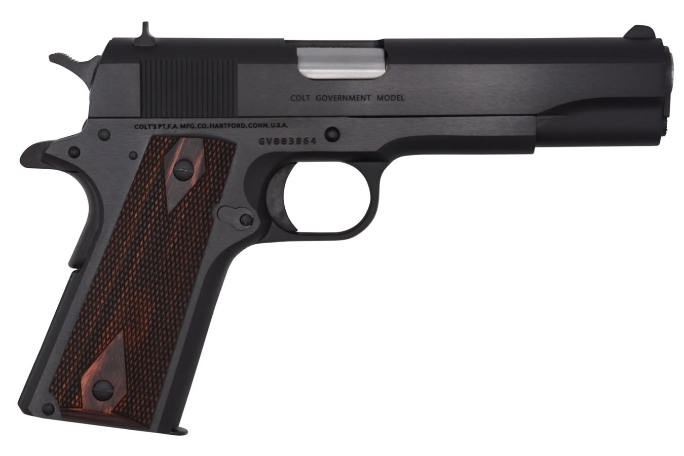 Colt 1911 Classic 45 ACP Pistol with Rosewood Grips | Vance Outdoors