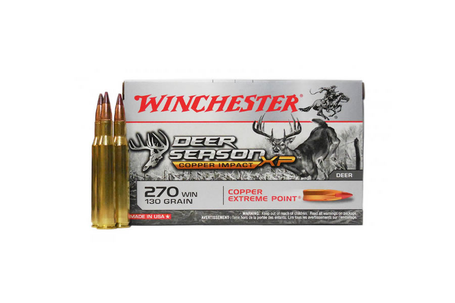 Winchester 270 WSM 130 gr Copper Extreme Point Deer Season XP 20/Box ...