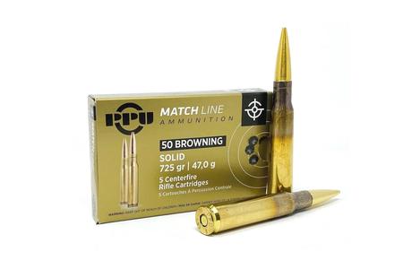 PPU 50 BMG 725 gr FMJ Match Line 5/Box