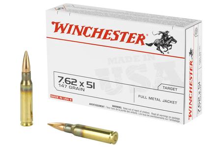 Winchester 7.62x51mm NATO 147 gr FMJ 20/Box