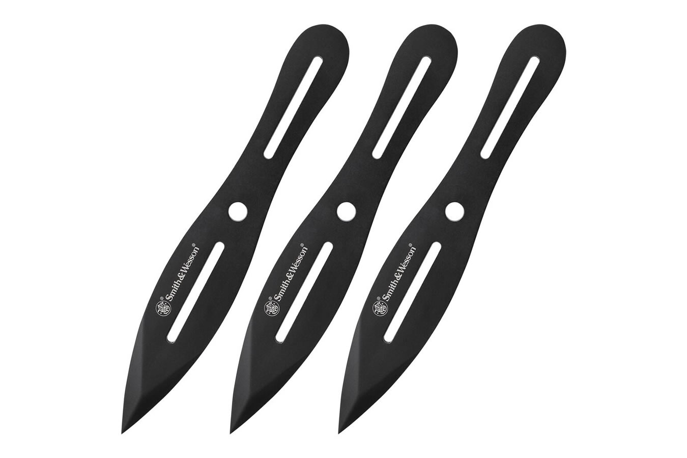 BTI LLC 3 PC 8 IN BLACK COATED THROWING KNIVES