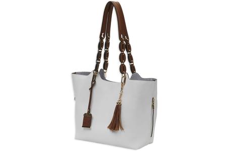 BRAIDED TOTE STYLE PURSE W/HOLSTER